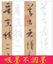 Sun Jiuting cursive book spectrum full version double hook hollow copybook red rice paper writing calligraphy