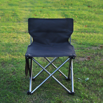 Stainless Steel Outdoor Folding Chair Ultra Light Portable Folding Stool Thickened Camping Fishing Chair Backrest Fine Chair