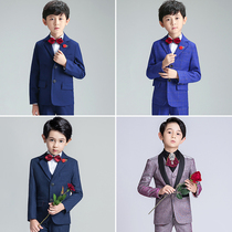  Childrens dress suit Male flower girl performance suit Piano wedding performance vest Boy small suit Boy suit Summer