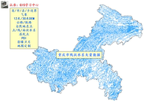 ArcGIS map data river system road network residential place name point shp data Chongqing city