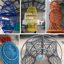 Birds nest net Gourd net Childrens climbing net Outdoor development training climbing fun net Outdoor childrens climbing climbing net