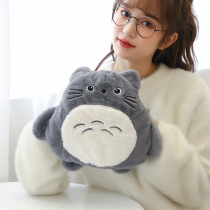 2021 new warm baby charging explosion-proof electric warm treasure plush chinchilla cute Korean cartoon hot water bag for men and women in winter
