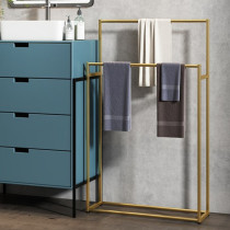 Nordic multifunctional towel rack floor-standing bathroom bathroom towel rack hangers drying bedroom hangers