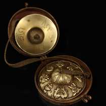 Tibet Nepal old Tibetan pure copper hand-built protection method bell ringing eight treasures Bell bells a set of ornaments