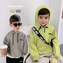 Chens mother boy clothes spring baby brief about 100 lap hat Alphabet Necroe Children Kindergarten Breathable Blouse