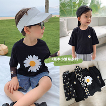 Chenchen mother boys clothing small Daisy shorts childrens short sleeve shirt summer mother-child Clothing T-shirt Foreign Air Anti-Mosquito T