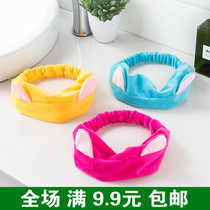 Cute personality cat ear hair band Sports makeup face wash Headscarf Girl hair band hair hoop bangs hair accessories wholesale