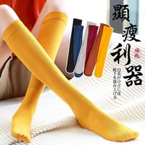 Long cylinder Sox children Han version of the cylinder Sox fall Winter womens wave Street calf Sox schoolgirl pile of stockings