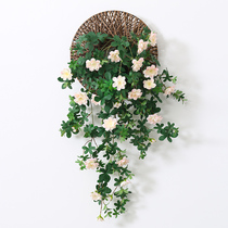 ten Li Fragrant Fake Flower Emulation Flower Bouquet Green Planting Wall Wall-mounted Living-room Chantan Cane decorated with flower vine potted plants