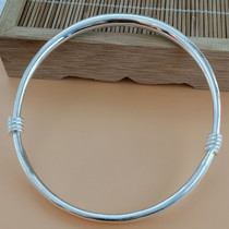 999 pure silver bracelet adult male and female with silver feet ring foot silver 99 bracelet adult silver accessories handmade solid bracelet bell