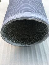 Telescopic ventilation hose pipe PVC double-layer thickened aluminum foil painting drum range hood exhaust fan hose pipe 450mm