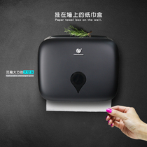 Toilet tissue box hanging hand wipe tissue box waterproof tissue rack kitchen toilet paper box no punching
