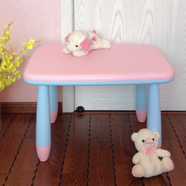 Non-slip childrens table and chair kindergarten table and chair baby table learning table desk double thick square table