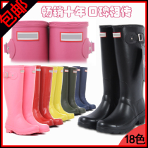 Export Foreign trade Small chili Inlan Chaumen Hot touts Hunters Rain Boots High Barrel Long Barrel Womens Shoes Waterproof Korean Soft Bottom