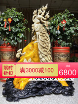 Shen Jinxian Peacock ornaments Ebony flowers birds fish flowers flowers rich ornaments hundreds of birds home full of water ripples