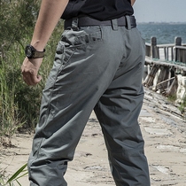 Spring and Autumn Loose Straight Outdoor Tactical Pants Mens Military Fans Breathless Casual Pants Combat Pants Multi-Pocket Pants