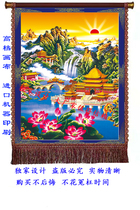 Changchun Daoming Ju exclusive design new figure 8 landscape painting Landscape painting Xianjiatang single store manager recommended silk cloth