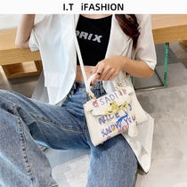 Ole official special price ladder bag outlets Shanghai guest supply to withdraw cabinet outlet flagship store graffiti bag XMX