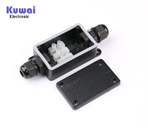 Outdoor waterproof junction box two three-way one in one out two outdoor IP66 sealed plastic junction box with terminal
