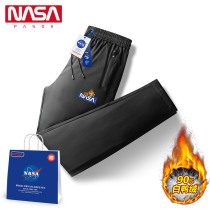 NASA Flagship store down pants mens pants winter 2021 New thick duck down warm outside wear size cotton pants