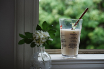 Caramel sea salt milk tea liquid rock salt toffee with a little salty milk tea