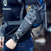 Japanese GP Ice Silk Sunscreen Mens Summer Tattoo Arm Shading UV Driving