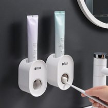 Fully automatic squeezing toothpaste artifact squeezer clamp set suction wall-mounted rack household non-punching manual children