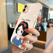  Shell princess iPhone12 mobile phone shell female electroplated apple 12promax anti-fall net red 12pro all-inclusive limited edition Apple 12 new silicone soft cover suitable for twelve ultra-thin can be used