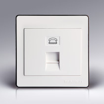 Tyre switch socket White series one telephone socket TL86TE-19