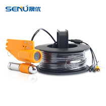 30 m cable single gravity Rod underwater camera workover salvage HD probe 12 bright white lights