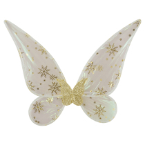 Christmas Snow Butterfly fantastic fairy shiny angel wings set stage show playplay props