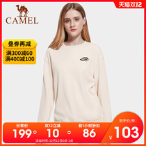 Camel outdoor sweater women 2021 Autumn New coat sports and leisure couples sweater round neck long sleeve T-shirt men