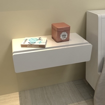 Solid wood wall drawer shelf Wall dressing table creative Net red hanging empty bedside cabinet wall cabinet partition shelf