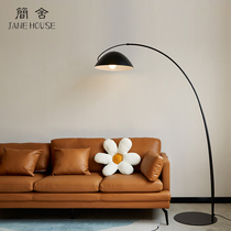  Jianshe lighting Nordic postmodern fishing simple living room sofa floor lamp Designer model room fishing line lamp