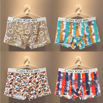 Summer men's underwear boxers ice silk young boys tide four-cornered underpants sweat-absorbent shorts head summer