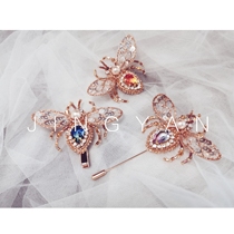 Whale Speak (Wing) Original Method Embroidered Insect Nail Beads Embroidered Chest Pin Hair Clip Material Bag Diy Video Tutorial