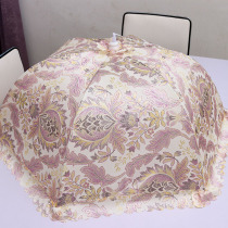 Cover cover folding anti-fly dust cover round table cover table food snack cover all breathable