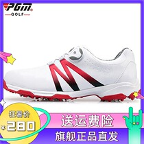Golf shoes mens waterproof shoes double patented rotating shoelaces anti-slip soles XZ101
