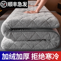 Thickened lamb cashmere mattress home upholstered mattress winter thickened single mat sponge warm tatami mat