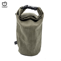 JFEIBLUE British Lantern Conveying Bag Canvas Bag Portable Bag Minimalist Style Conveying Bag Canvas Japanese Design