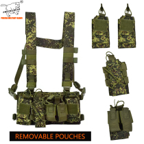 Ivan tactics Russia Little Green Man EMR camouflated detachable D3 Tactical Chest Hanging Vest Army Meme Bells Vest