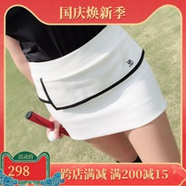 Golf skirt spring and summer thin womens temperament slim bag hip skirt outdoor sports short skirt pants