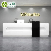 Custom reception desk Reception desk (new)Bar office beauty custom front desk Consultation desk table custom custom