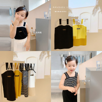 Amybaby 2021 summer Western style Girls Vest Small baby Camisole Cool sleeveless top tide base shirt