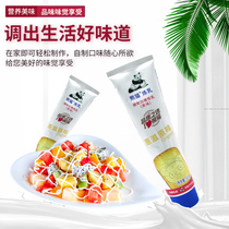 Panda Brand condensed milk Concoction Sweetened condensed milk Original 185g Spread bread salad Brewed coffee Good raw materials