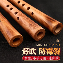 Xuanghe Beech Wood Dongxiao Musical Instrument Octakong Beginner Professional Playing Level F Tune Short Xiao G Tune Ancient Wind Short Siao Flute