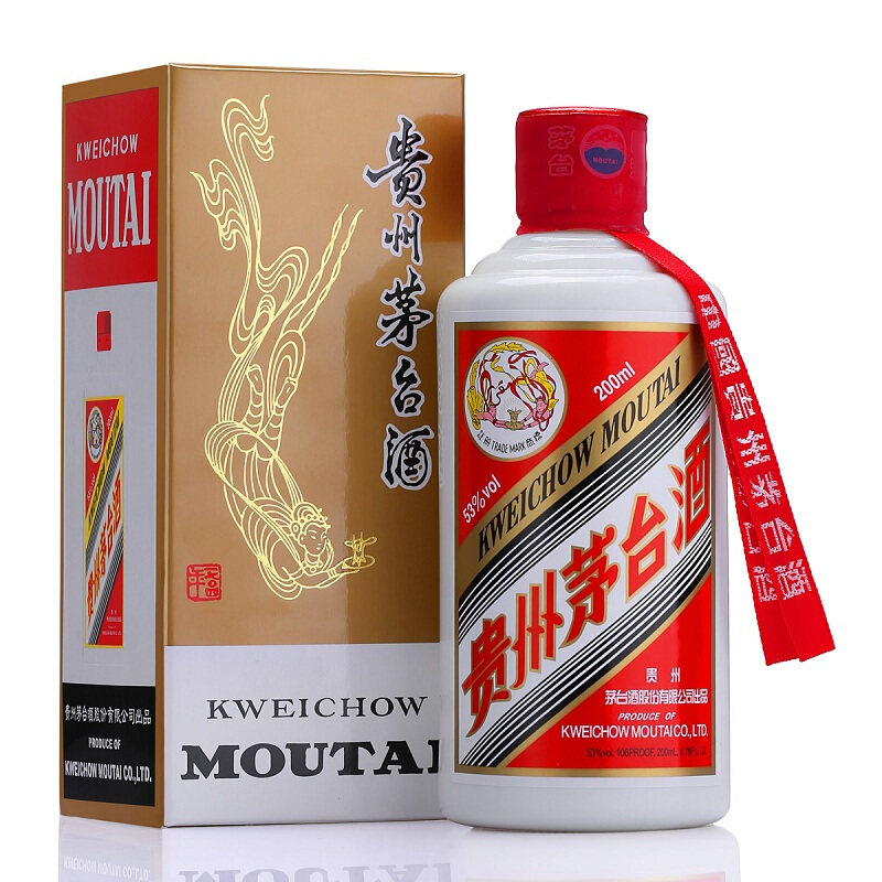 茅台酒 200ml 53% 53°茅台·飞天（ZX）200ml
