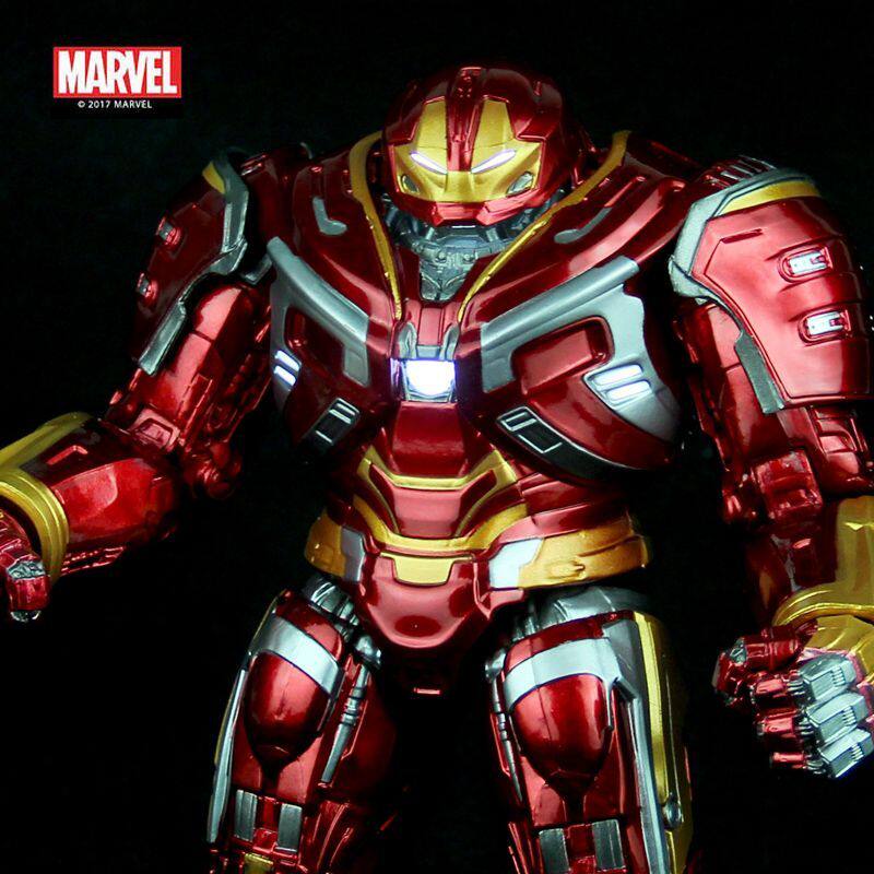anti -hulk mk44 Mech Hand -Made Iron Man Toy War 전투 전투 장갑 합금 슈퍼 큰 미드 -마운트 작동 부품 전신