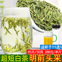 2021 new tea on the market 4A rare Anji White Tea 250g Ming front pick short Bud Super spring tea green tea