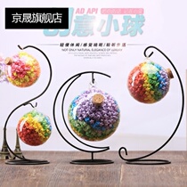 DIY ball star bottle Wishing bottle Luminous bottle Lucky star bottle Star paper star tube Storage creative glass bottle